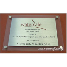 Customize Acrylic Plaque  Semi Color Printing  Plaque/NPT_02
